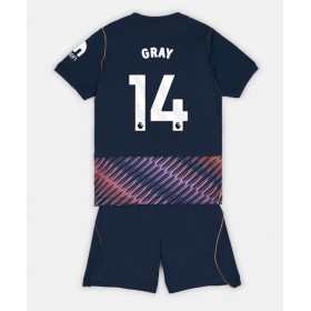 Tottenham Hotspur Archie Gray #14 Borta Kläder Barn 2026-27 Kortärmad (+ Korta byxor)
